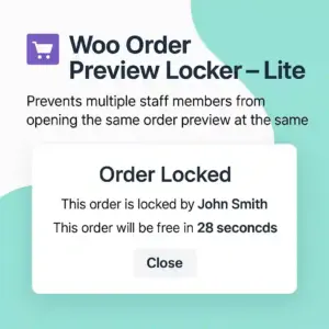 Woo Order Preview Locker